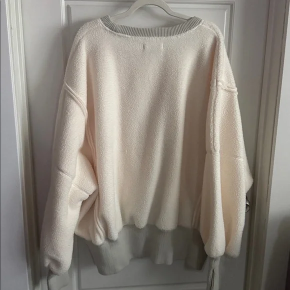 We The Free Cream and Gray Sweatshirt - Picture 8 of 8